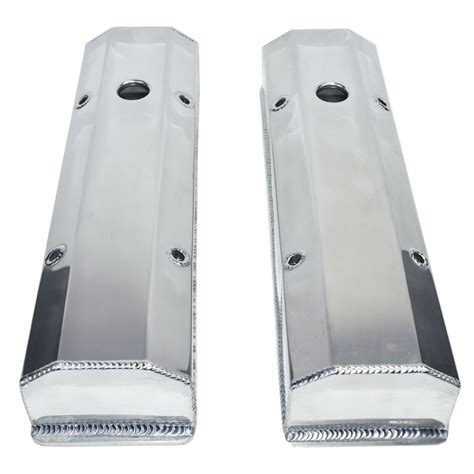 fabricated aluminum sbc valve covers|chevy 350 aluminum valve covers.